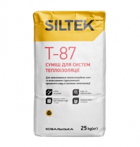 SILTEK Т-87/25кг Суміш для систем теплоізоляції (пал.54 шт.)