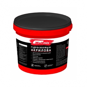 Wallmix Гідроізоляція акрилова (3 л), 4,2 кг