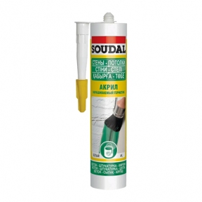3214101090 Герметик SOUDAL акриловий білий 280 мл