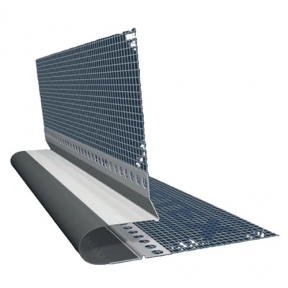 Профіль ПВХ дилатаційний кутовий з сіткою OFITEX 2м