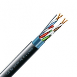 Кабель FTP cat.5e 4х2х24(0,51) PE 100 МГц зовнішній  ЗЗЦМ 